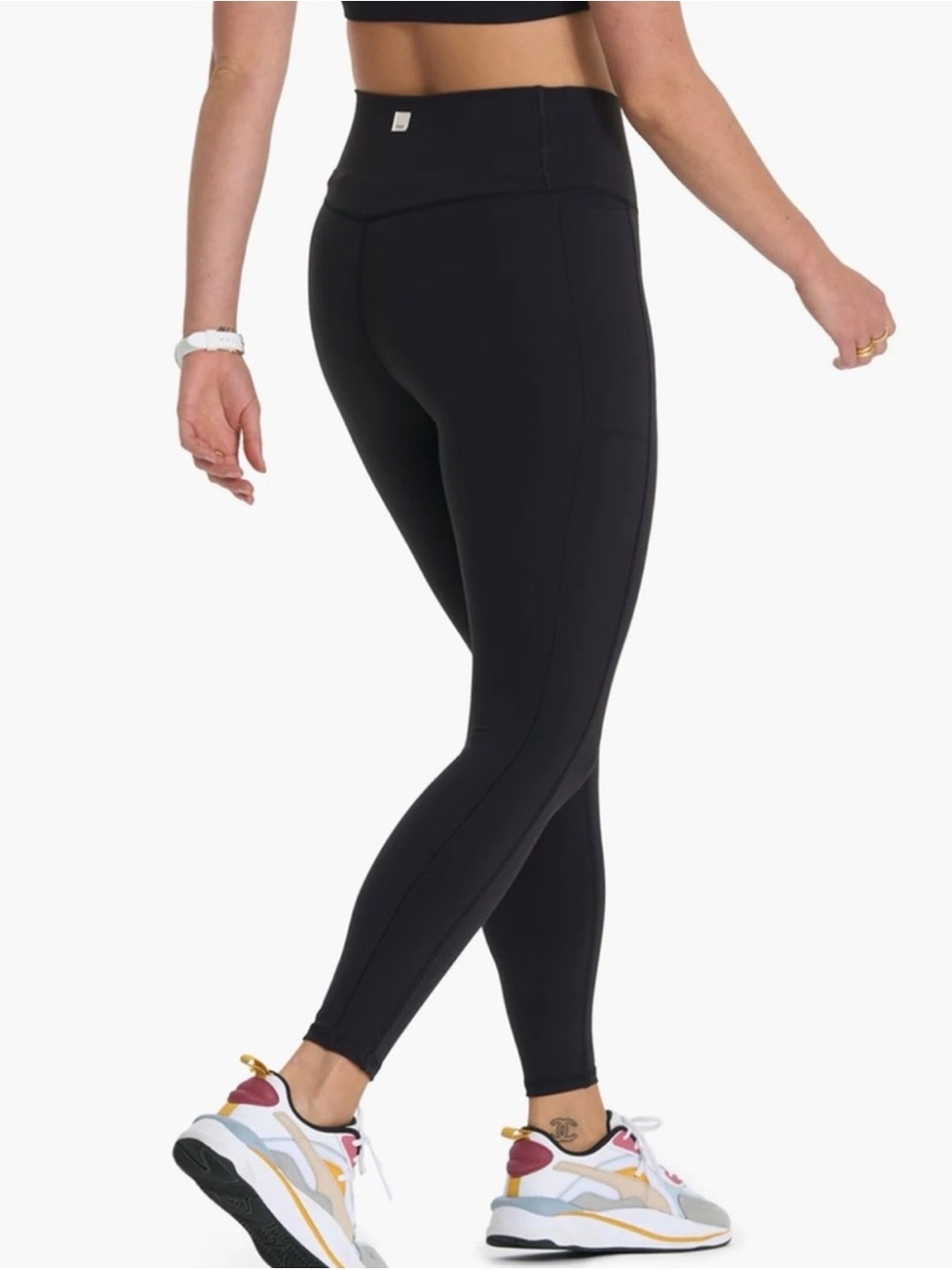 Vuori Studio Legging Pants Black High Rise Stretch Black Workout Athletic Yoga